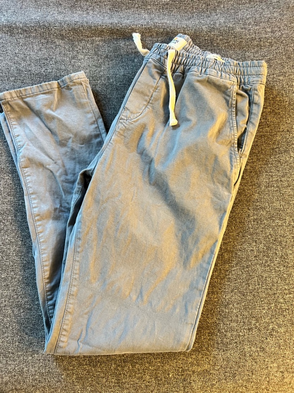 Marine Layer Light Blue Saturday Beach Pant slim fit